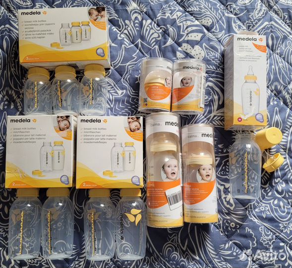 Бутылочки medela, medela calma новые