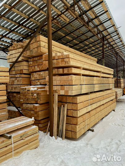 Брус обрезной 150х150х6000мм от производителя