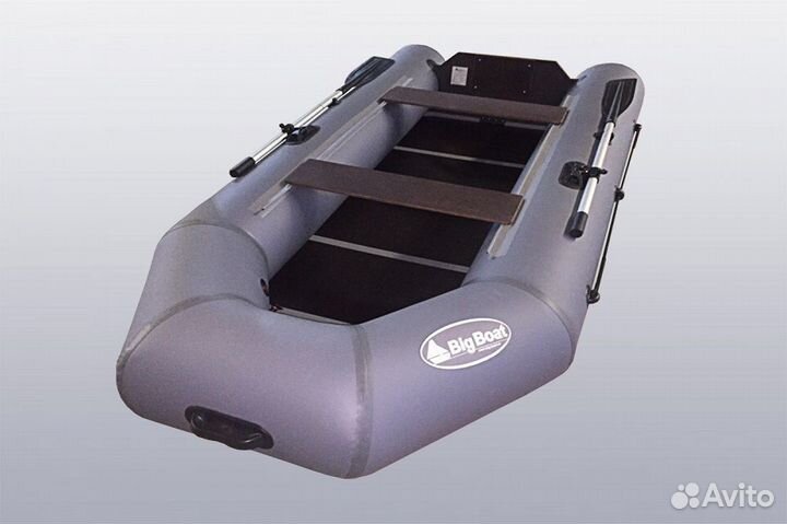 Лодка пвх Big Boat T310 серая