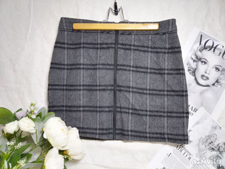 Юбка мини теплая размер 42 44
