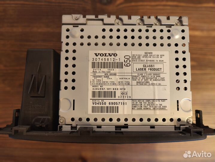 Магнитола Volvo s60, V70 2006 б/у