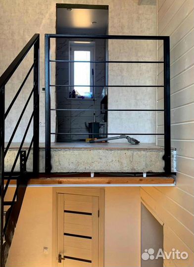 Лестничиный металлокаркас