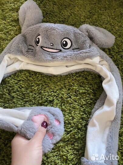 Шапка Тороро с двигающимися ушками