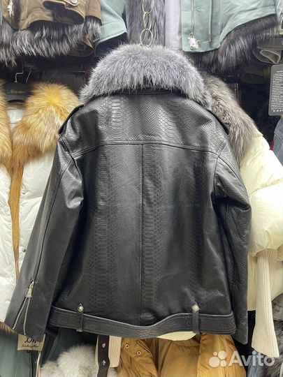 Куртка из натуральной кожи с мехом новая 42-50