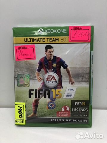 Диск fifa 15 для Xbox One