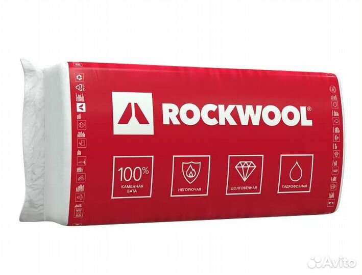 Утеплитель RockWool Каркас Баттс 1000х600х50 (7,2