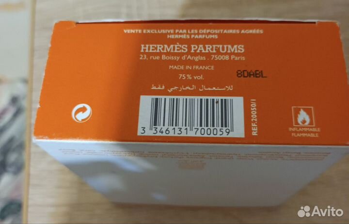 Hermes eau des merveilles 100ml,оригинал