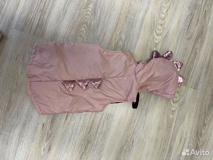 Жилет на синиепоне тонком