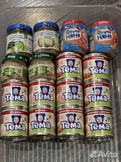 Детское питание пюре