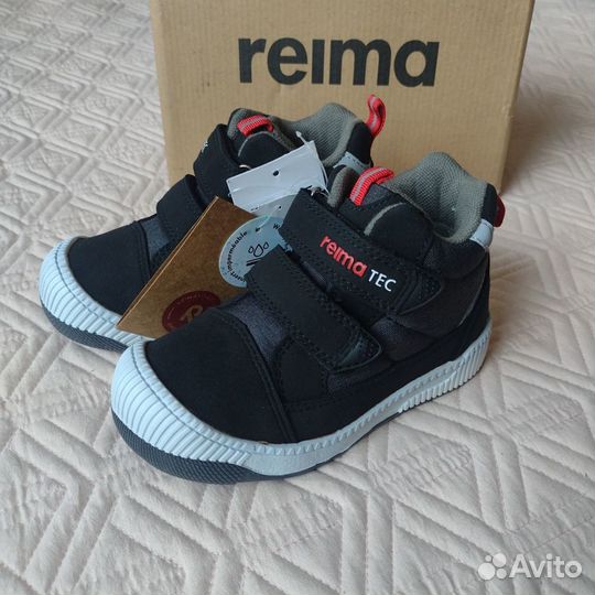 Новые деми ботинки 27 Reima passo черные мальчика