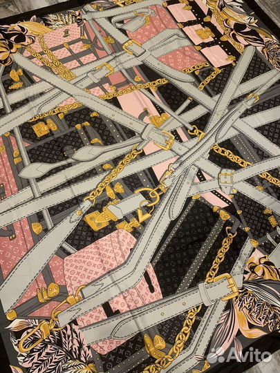 Шелковый платок шаль Louis Vuitton новый