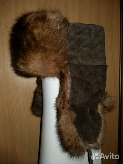 Шапка-ушанка соболиная