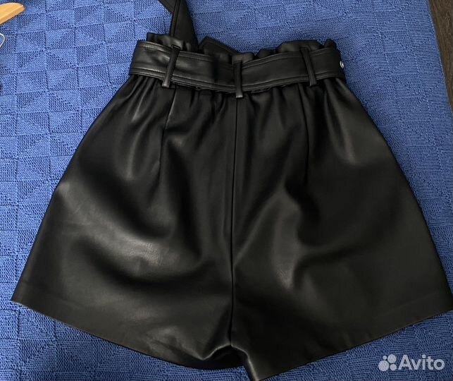 Шорты женские кожаные