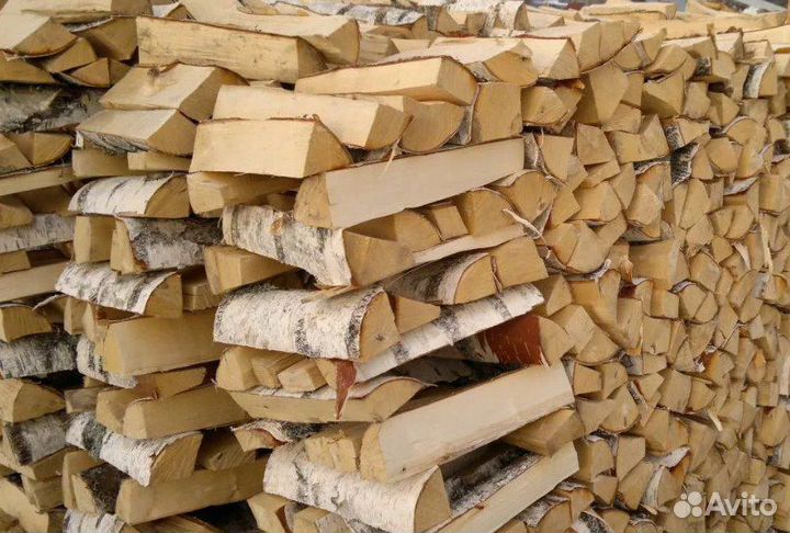Дрова березовые колотые