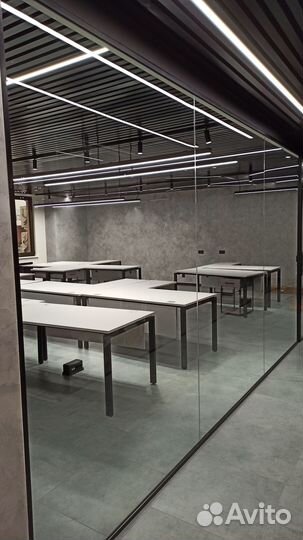 Перегородка из стекла