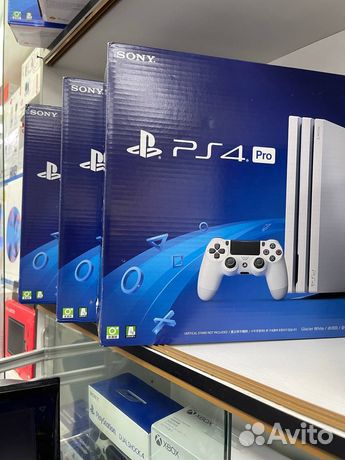 PlayStation 4 PRO White Новая
