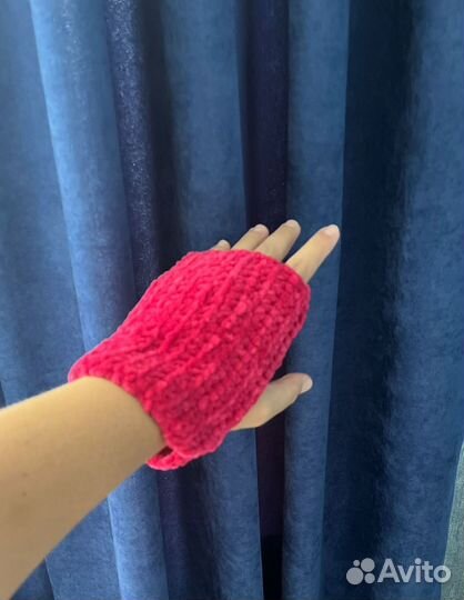 Митенки вязаные