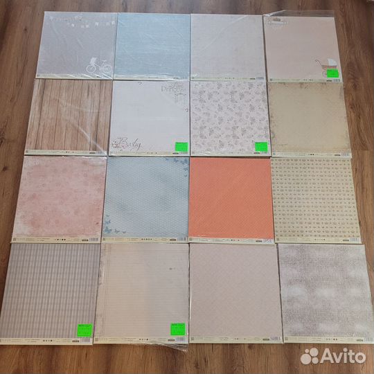 Бумага для скрапбукинга 30,5х30,5 см Fleur Desing