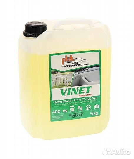 Очиститель пластика и искусственной кожи atas vine