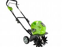 Культиватор аккумуляторный greenworks G40TL, 40 В