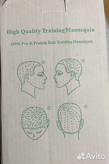 Учебная голова для причесок