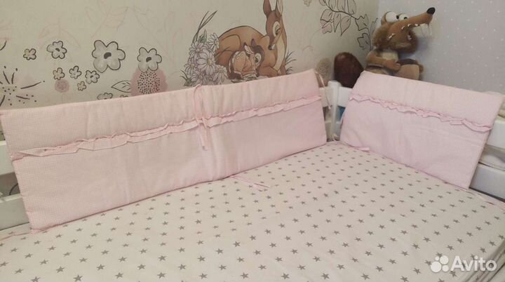 Бортики для детской кроватки