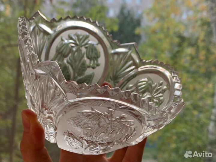 Хрустальная салатница