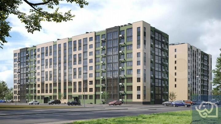 2-к. квартира, 55,8 м², 9/9 эт.