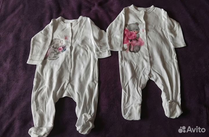 Детские вещи пакетом 74, 80,86. На девочку