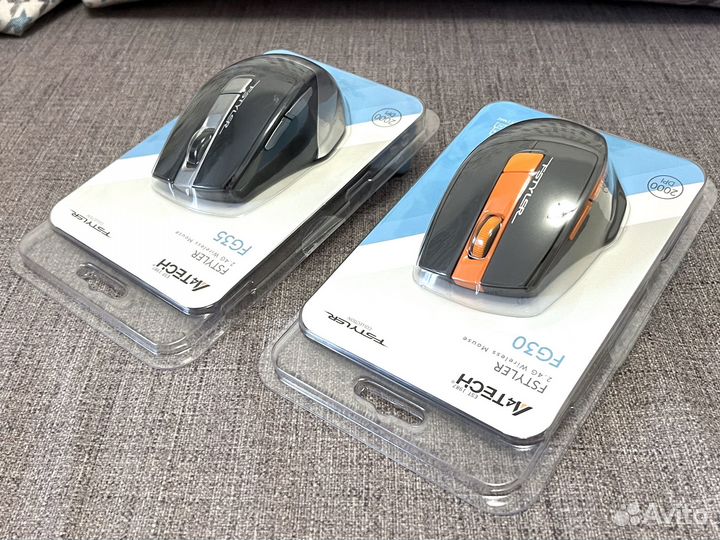 Мышь беспроводная A4tech Fstyler FG35 и FG30