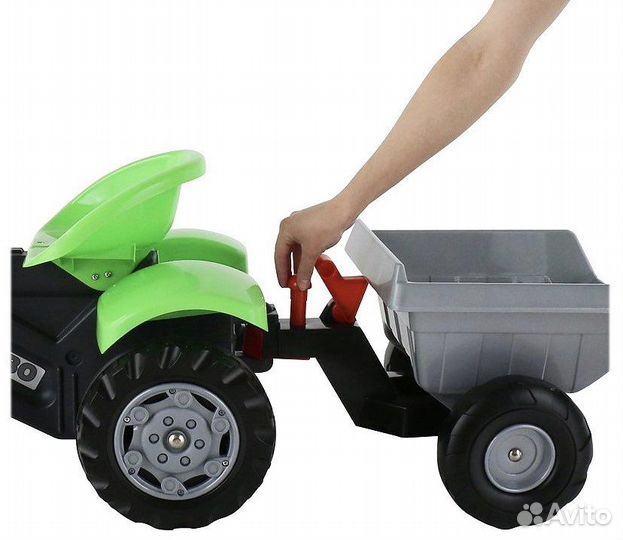 Машинка трактор с педалями, велосипед