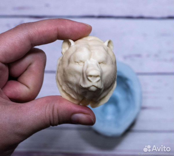 Силиконовый молд лицо 