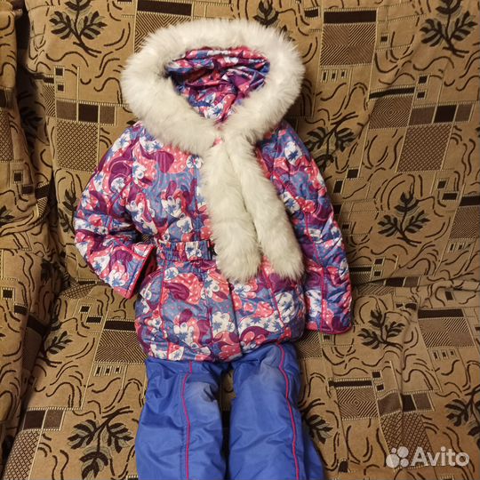 Зимний костюм для девочки 122