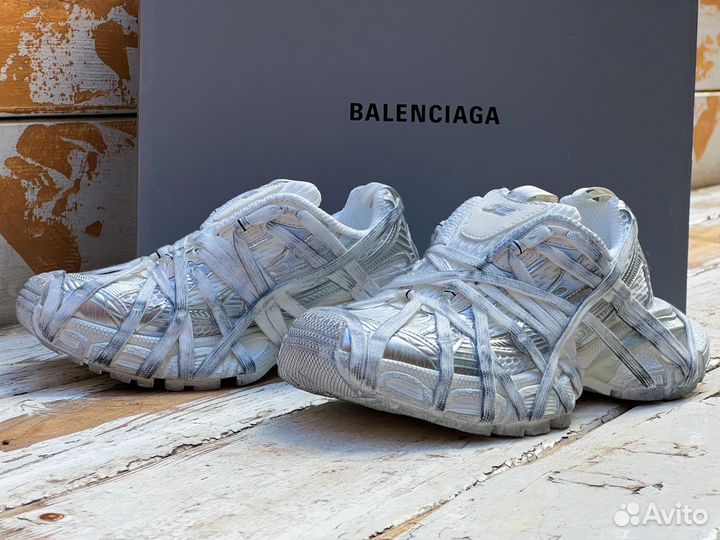 Balenciaga 3XL Extreme Lace Sneaker Champagne