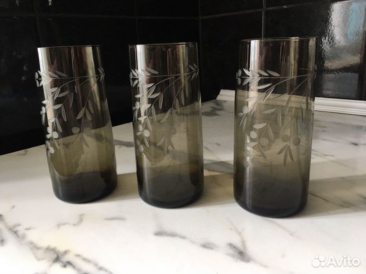 Чайная пара, стаканы,бокалы,ложки