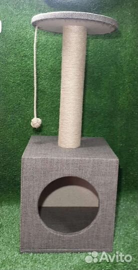 Когтеточка домик для кошки новый