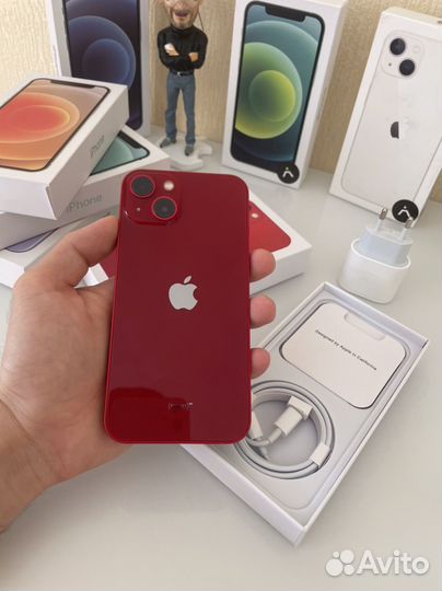 iPhone 13 128gb red 100 акб