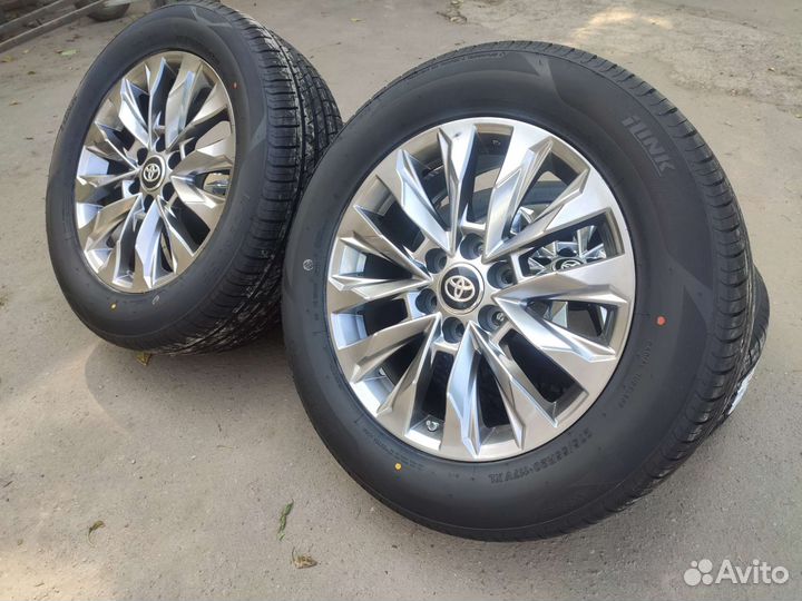 Летние шины диски колёса r20 на toyota lc 300
