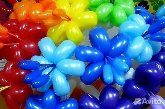 Цветы из шаров