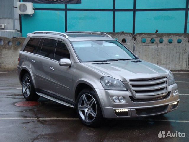 Накладка переднего бампера Mercedes GL X164 164