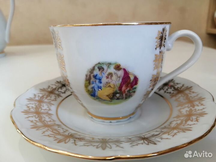 Фарфоровые сервизы гдр, Чехословакия, времен СССР