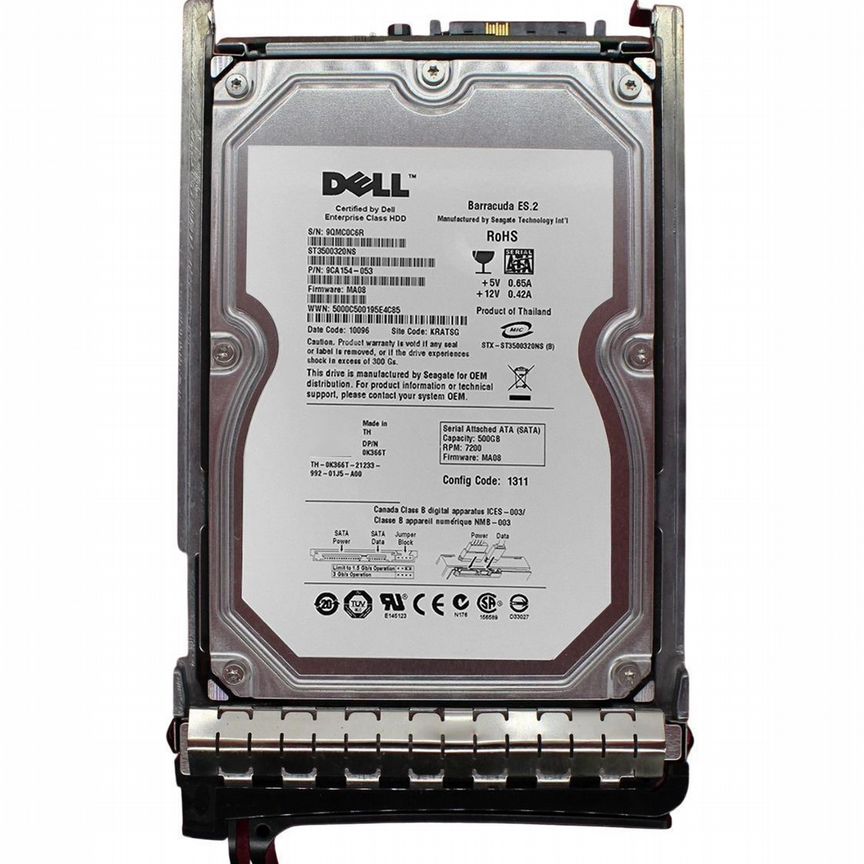 [K366T] Жесткий Диск Dell 500gb Sata3 3,5" Hdd K366t