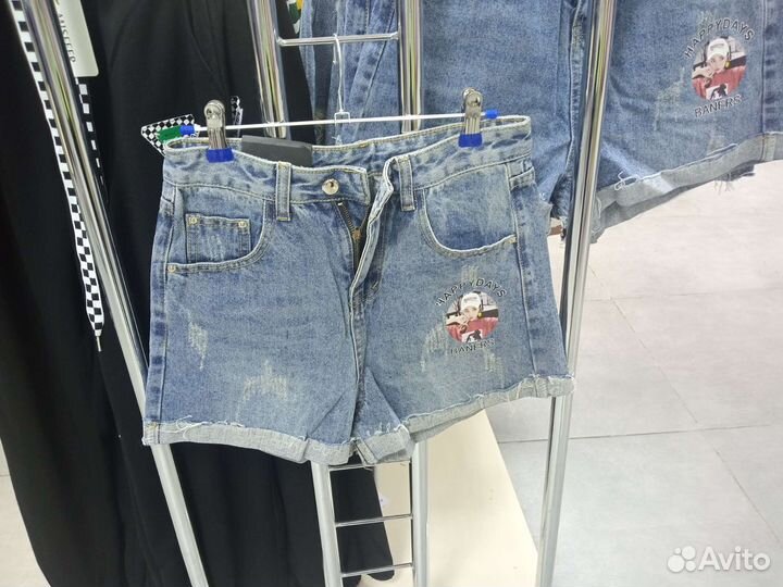 Шорты джинсовые