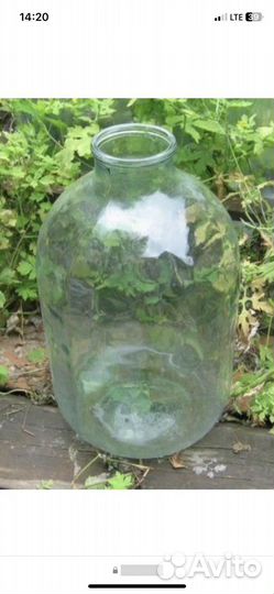 Бутыль 10 л и 20 л стеклянная СССР