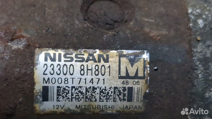 Стартер Nissan X-Trail (T30), 2004