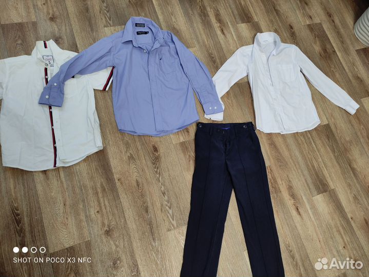 Школьная форма пакетом рубашки и брюки slim