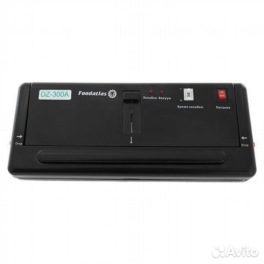 Вакуумный упаковщик DZ-300A Foodatlas Pro (черный)