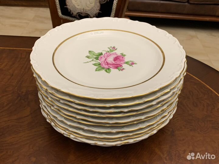 Столовый не полный сервиз kahla Германия 50 годы