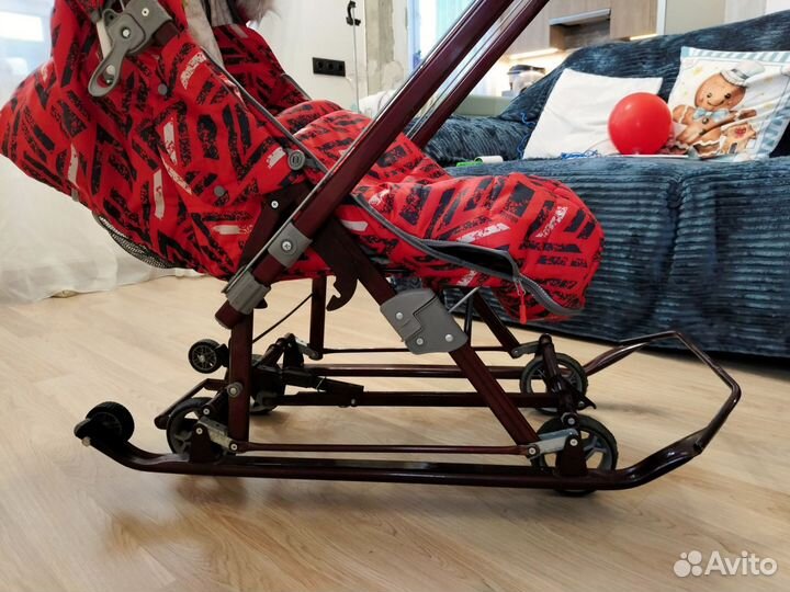 Детские Санки-коляска Nika - Ника 7-8SK
