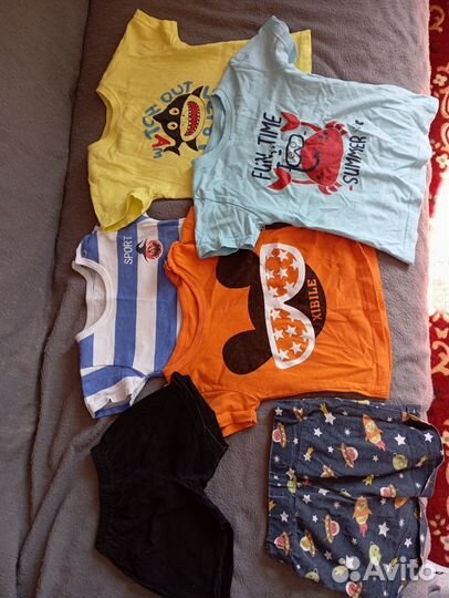 Вещи пакетом на мальчика 86 92